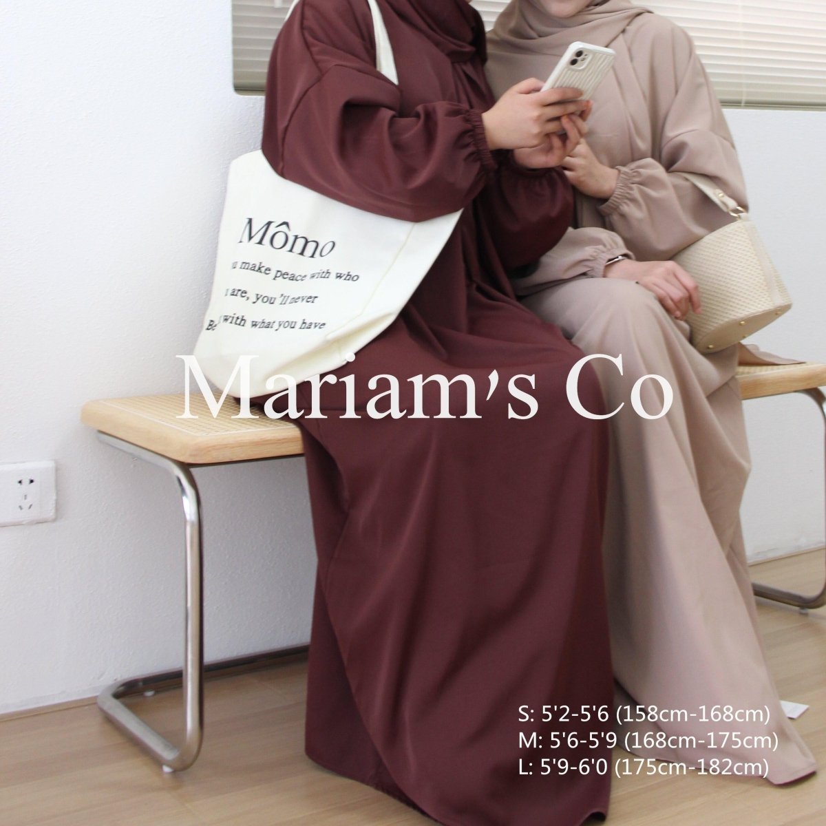 Hijab Attached Hooded Abaya With Pockets (MA0011)