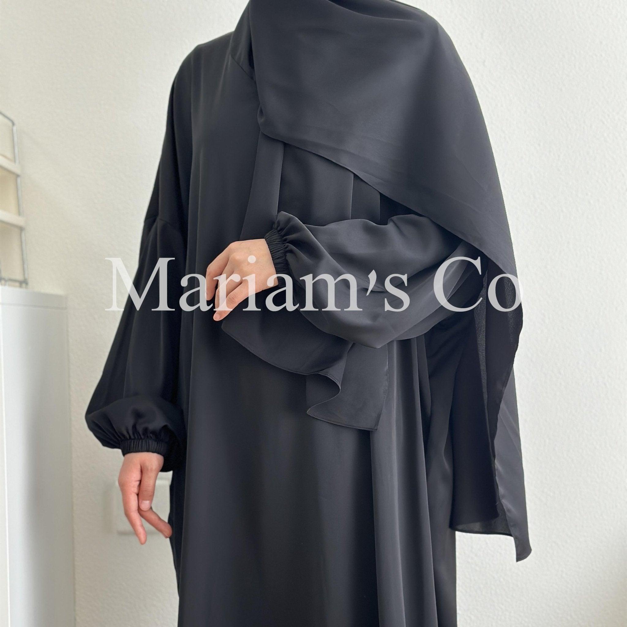 Hijab Attached Hooded Abaya With Pockets (MA0011)