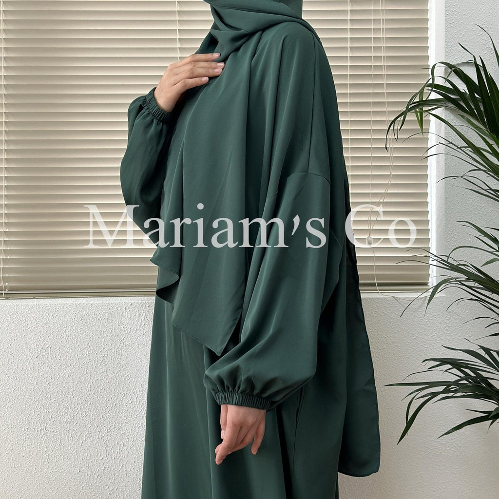 Hijab Attached Hooded Abaya With Pockets (MA0011)