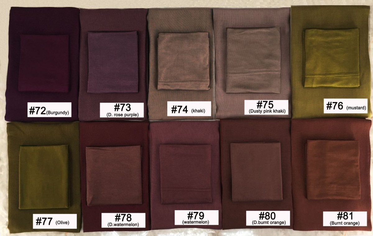 Soft Breathable Everyday Minimalist Hijab with Undercap‌ (MH186)
