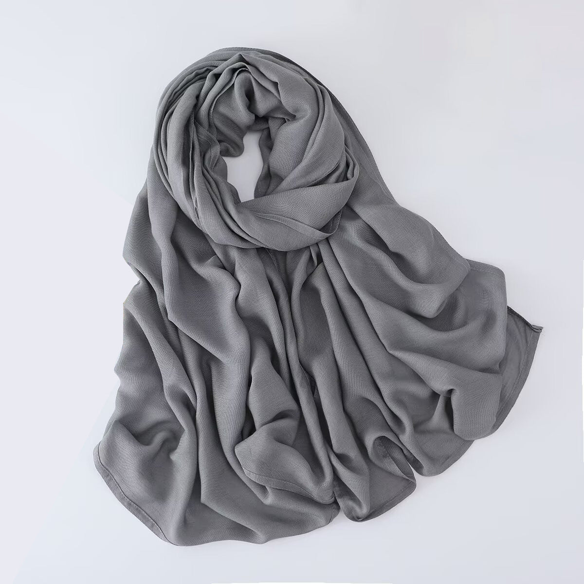 Solid Color Minimalist Versatile Soft Hijab‌ (MH170)