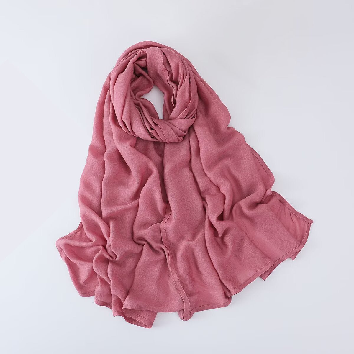 Solid Color Minimalist Versatile Soft Hijab‌ (MH170)