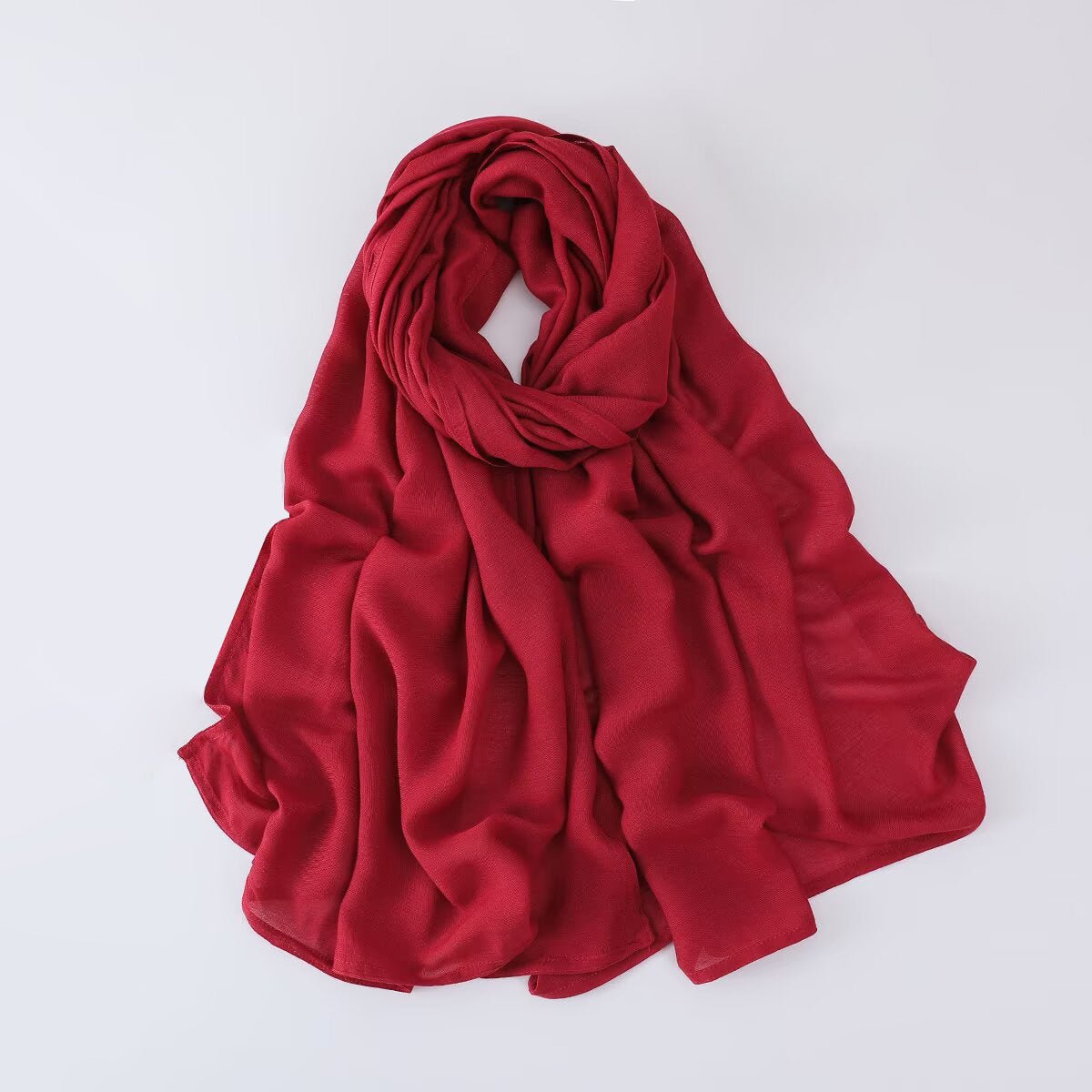 Solid Color Minimalist Versatile Soft Hijab‌ (MH170)