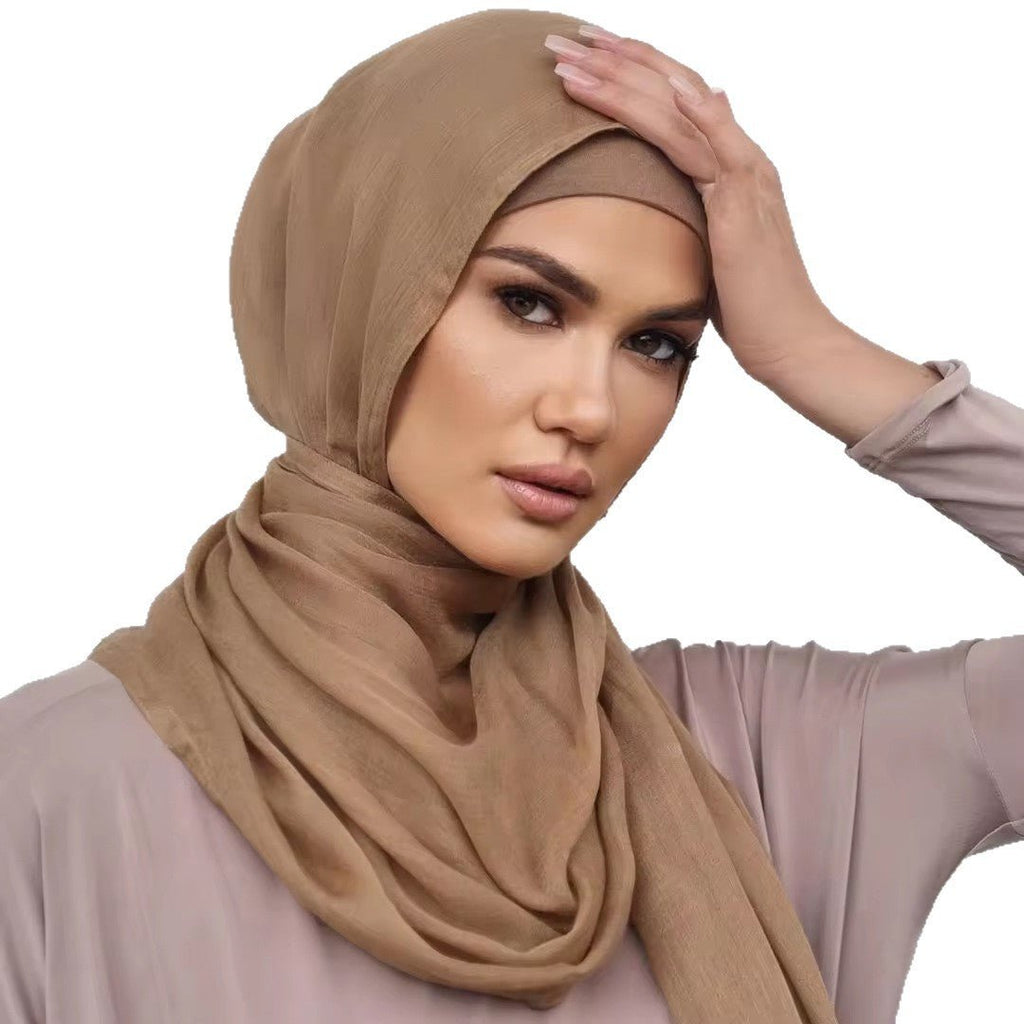 Solid Color Minimalist Versatile Soft Hijab‌ (MH170)