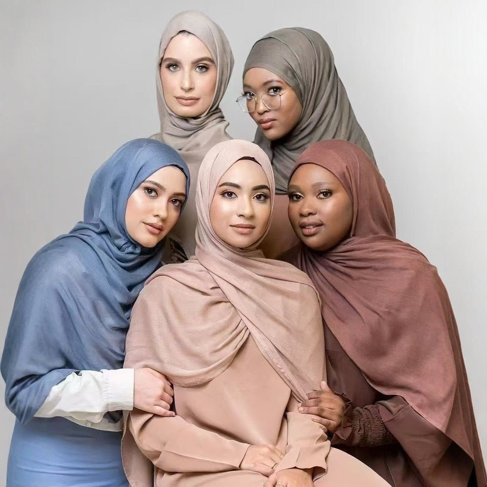 Solid Color Minimalist Versatile Soft Hijab‌ (MH170)