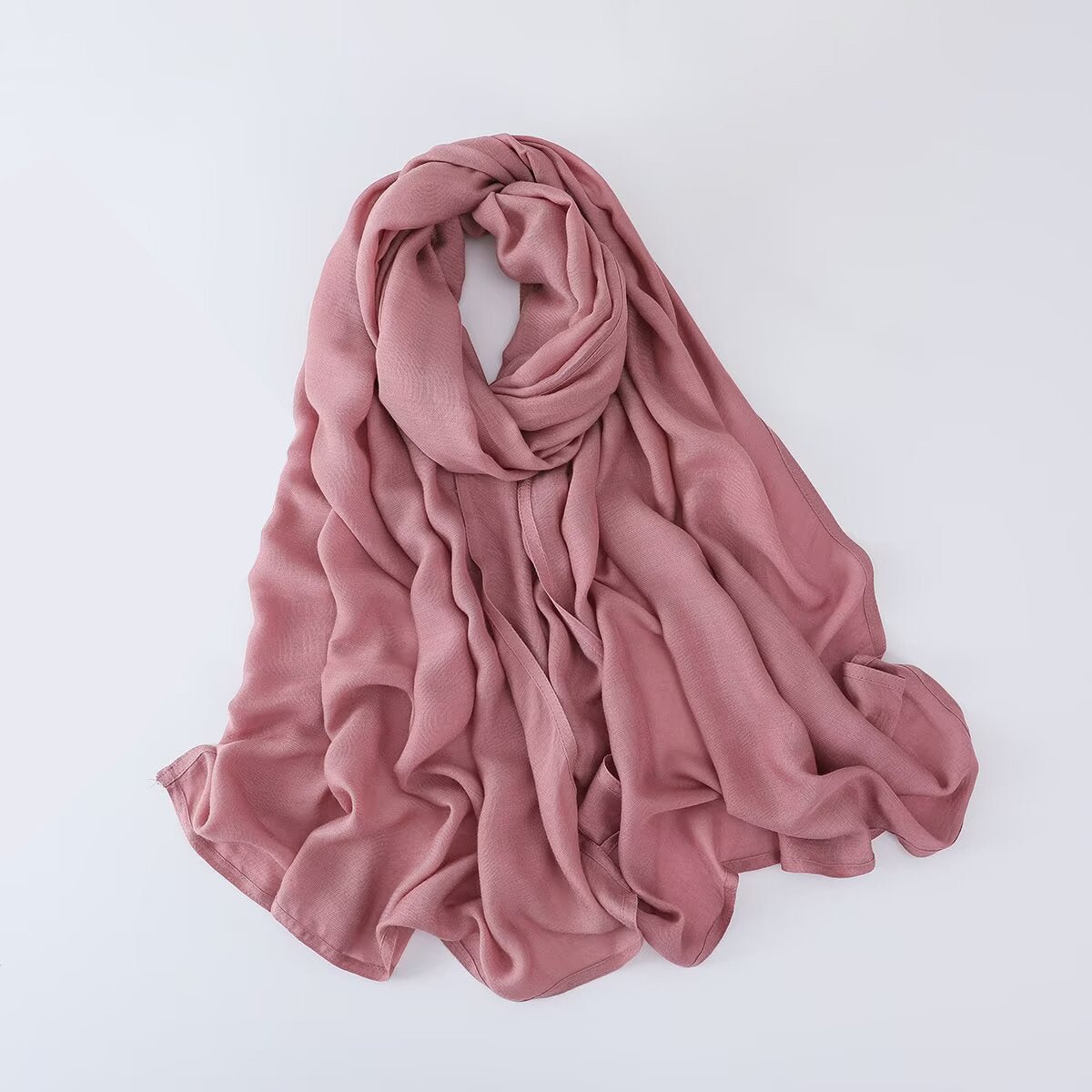 Solid Color Minimalist Versatile Soft Hijab‌ (MH170)