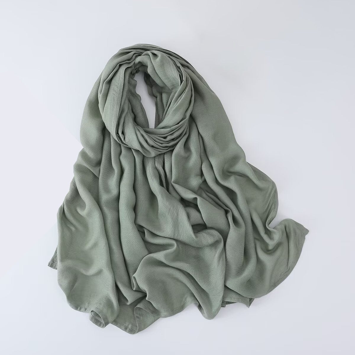 Solid Color Minimalist Versatile Soft Hijab‌ (MH170)