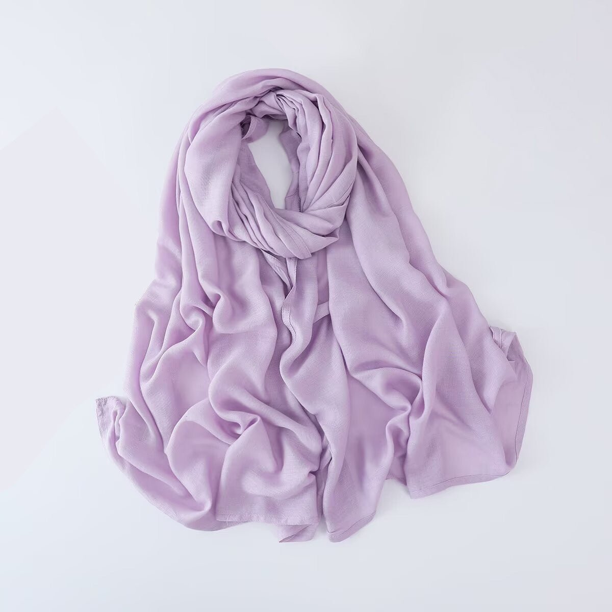 Solid Color Minimalist Versatile Soft Hijab‌ (MH170)